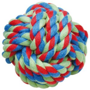 PELOTA ALGODÓN BOLA Ø6-7 CMS PARA PERROS JUGUETE