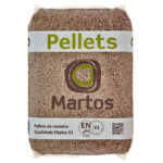 PELLET ESTUFA CERTIFICADO A1 MARTOS 6mm SACO 15 KG