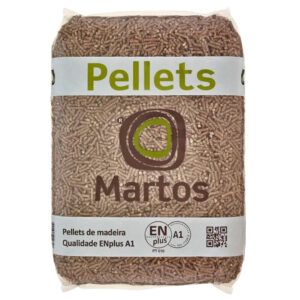 PELLET ESTUFA CERTIFICADO A1 MARTOS 6mm SACO 15 KG