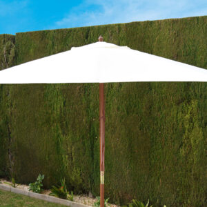SOMBRILLA MADERA OCTOGONAL BEIGE