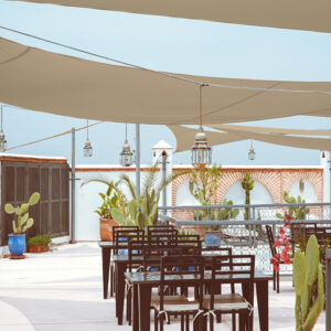 TOLDO VELA TRIANGULO BEIGE PES 165gr.