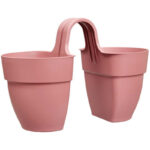 VIBIA CAMPANA FLOWER TWIN 21CM ROSA EMPOLVADO