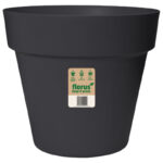 PARIS FLOWERPOT 40CM ANTRACITA