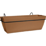 PARIS BALCONY TROUGH SET 50CM TIERRA