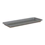 PLATO UNI SAUCER RECTANGULAR L 86CM ANTHRACITE