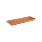 PLATO UNI SAUCER RECTANGULAR L 70CM TERRA