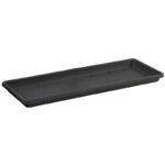 PLATO UNI. SAUCER RECT. M 60CM ANTHRACITE