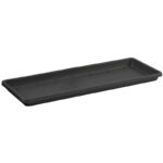 PLATO UNI.L SAUCER RECTANGULAR M 50CM ANTHRA.