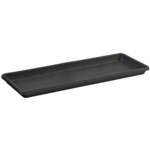 PLATO UNI.L SAUCER RECTANGULAR M 50CM ANTHRA.