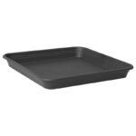 PLATO UNI. SAUCER QUADRO 31CM ANTHRACITE