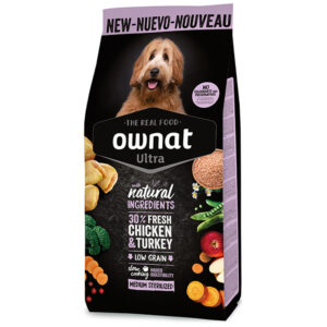 OWNAT ULTRA MEDIUM STERILIZED PERRO 3 KG