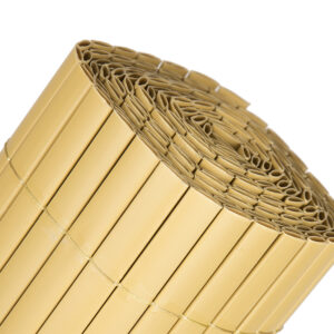 ROLLO CAÑIZO PVC D/C 1X3 M NATURAL