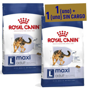 PROMOCIÓN MAXI ADULT 15 KG - UNO + UNO SIN CARGO
