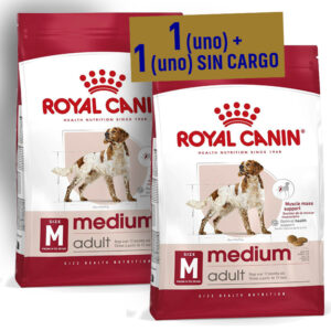 PROMOCIÓN MEDIUM ADULT 15 KG - UNO + UNO SIN CARGO