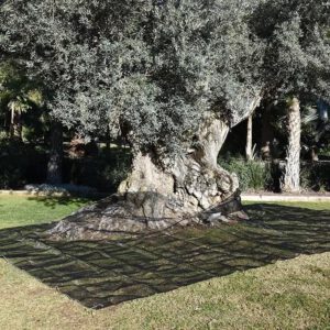 LIENZO MANTOS DE RECOLECCIÓN DE OLIVA NEGRO 6 X 6 M