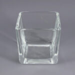 Vaso Cristal Cubo 8X8X8 Para Orquideas
