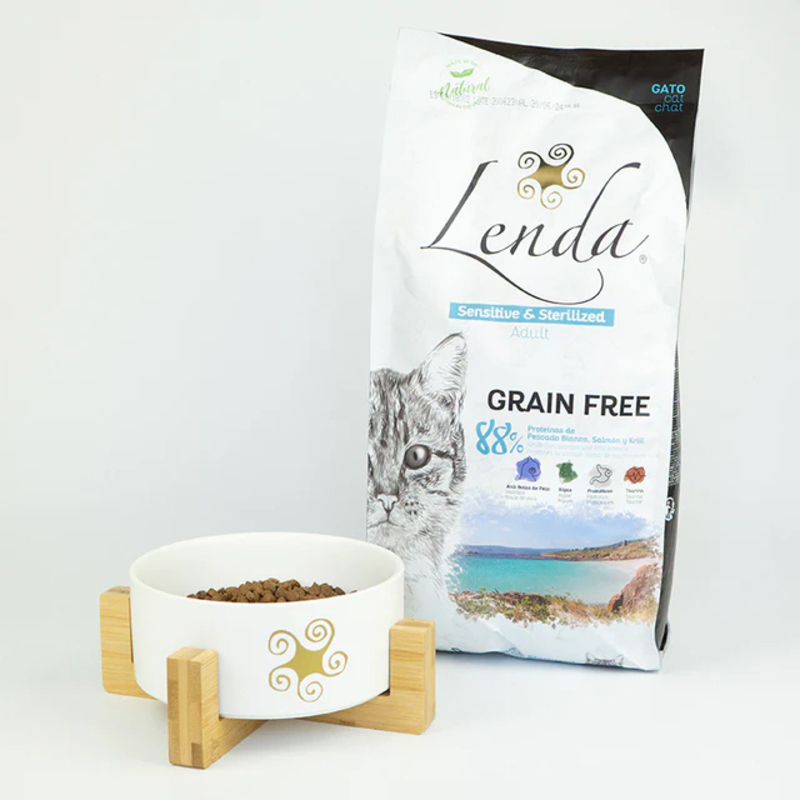 LENDA ADULT GATO SENSITIVE STERILIZED GRAINFREE 2K Lenda Adult Gato Sensitive Sterilized Grainfree 2K