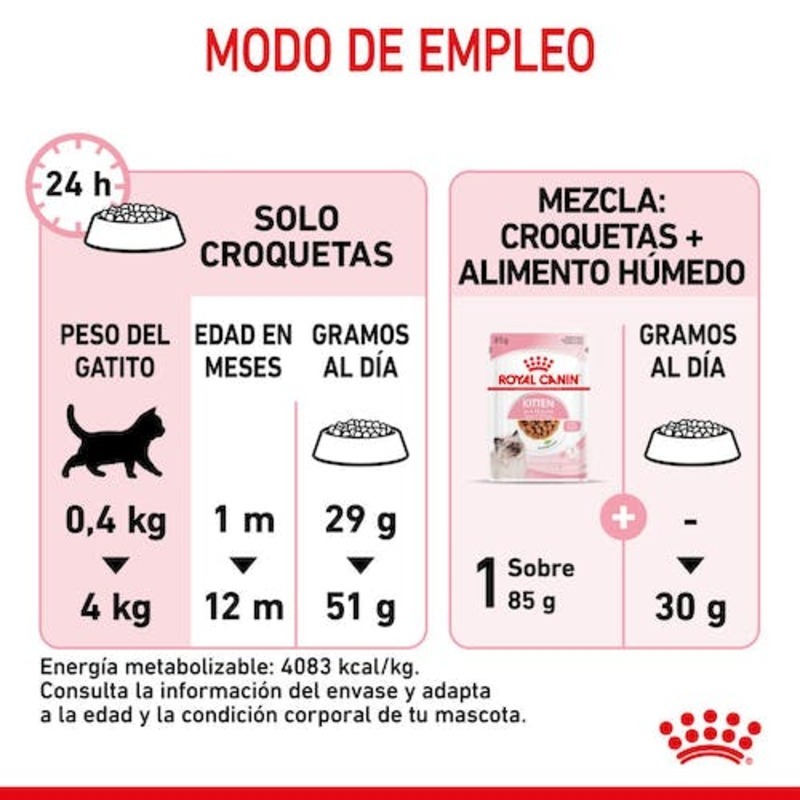 KITTEN SECOND AGE 400 GR Kitten Second Age 400 Gr