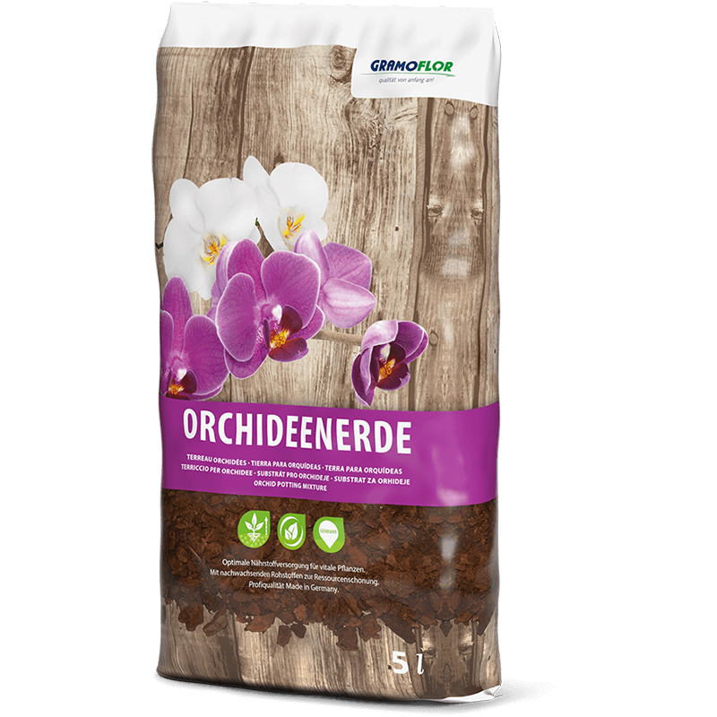 GRAMOFLOR - ORCHIDEENERDE ORQUIDEAS 5 L Gramoflor - Orchideenerde Orquideas 5 L