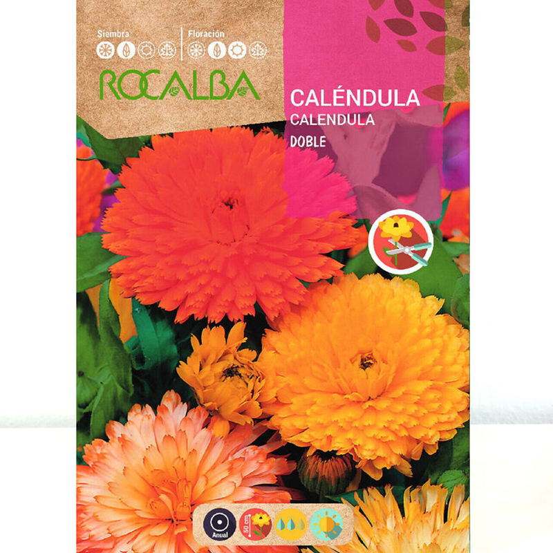Caléndula Doble Variada 10 g Caléndula Doble Variada 10 G