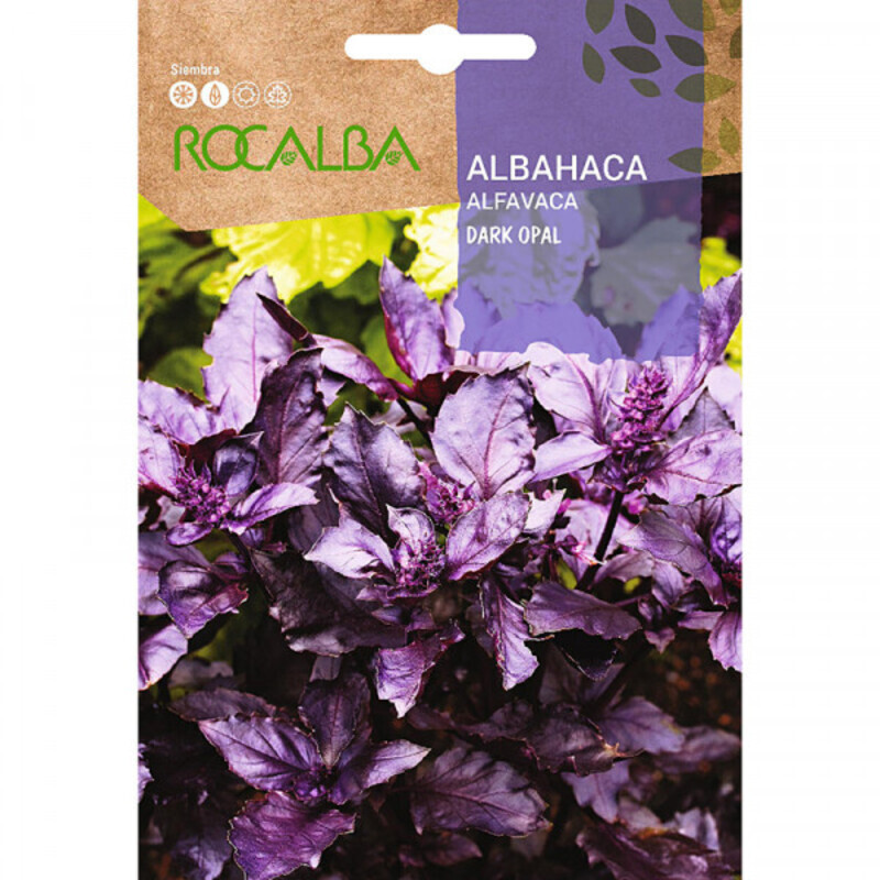 Semillas de albahaca Dark Opal 4 g – Rocalba Semillas De Albahaca Dark Opal 4 G – Rocalba