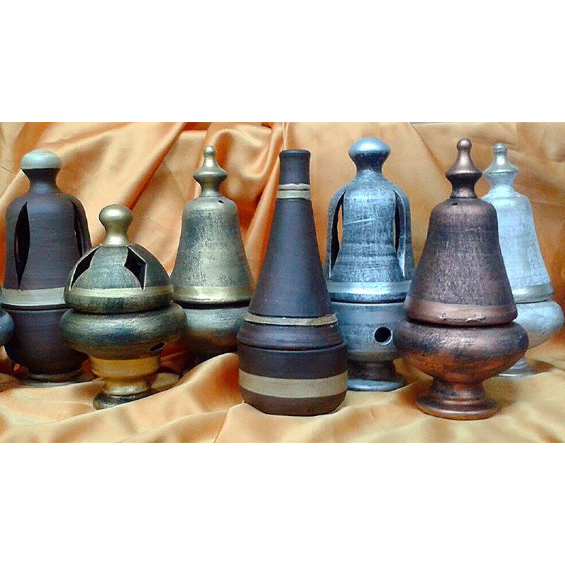 INCENSARIO BÁSICO METAL PINTADO Incensario Básico Metal Pintado