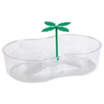 Tortuguera Forma 8 Plástico Translúcido