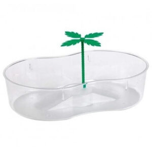 TORTUGUERA FORMA 8 PLÁSTICO TRANSLÚCIDO