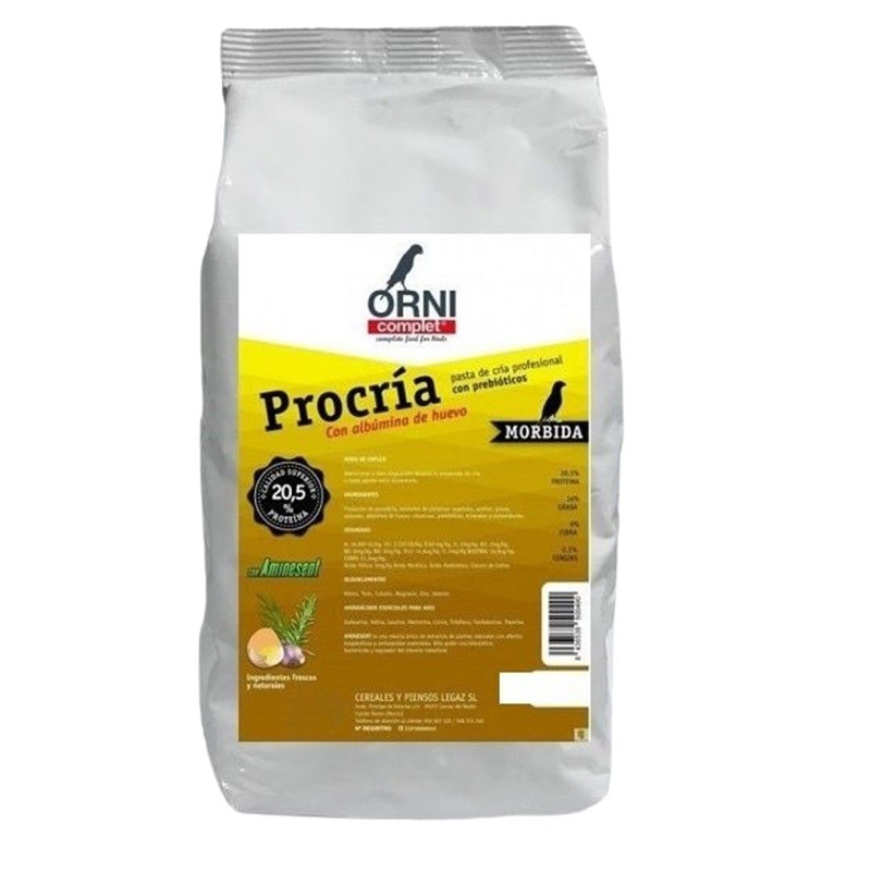 PASTA PROCRIA MORBIDA AMARILLA HUEVO 7 KG Pasta Procria Morbida Amarilla Huevo 7 Kg
