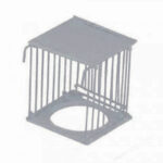 Nido Exterior Caseta Con Puerta Zinc