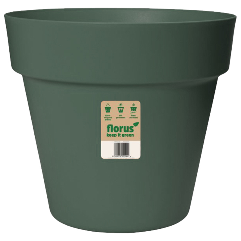 PARIS FLOWERPOT 20CM VERDE OLIVA Paris Flowerpot 20Cm Verde Oliva