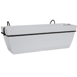 PARIS BALCONY TROUGH SET 50CM BLANCO
