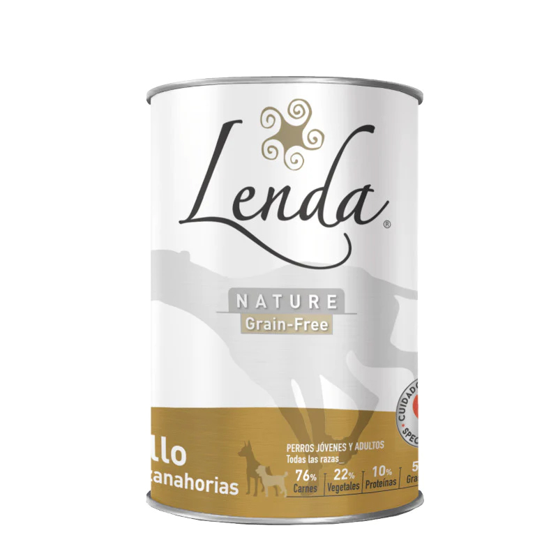 LENDA WET DOG POLLO ZANAHOR PERROS LATA 400 GR Lenda Wet Dog Pollo Zanahor Perros Lata 400 Gr