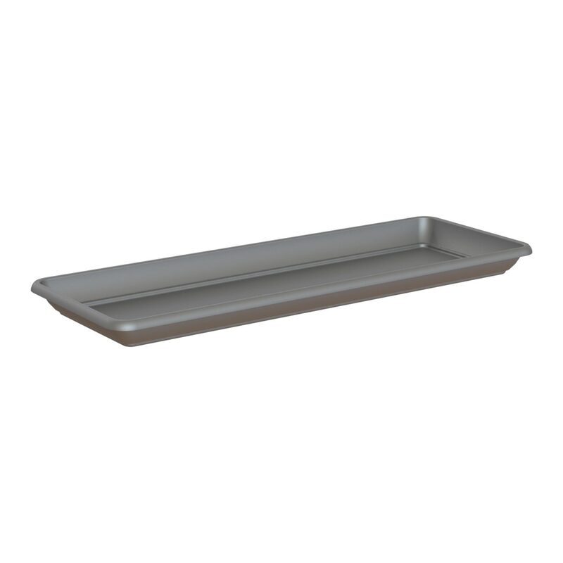 PLATO UNI SAUCER RECTANGULAR L 86CM ANTHRACITE Plato Uni Saucer Rectangular L 86Cm Anthracite