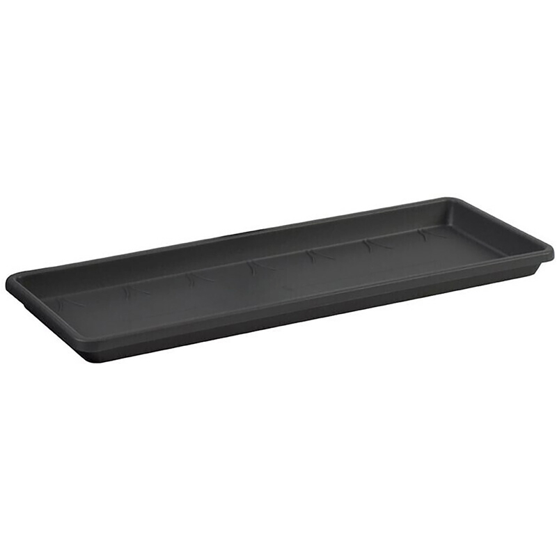 PLATO UNI SAUCER RECTANGULAR L 70CM ANTHRACITE Plato Uni Saucer Rectangular L 70Cm Anthracite