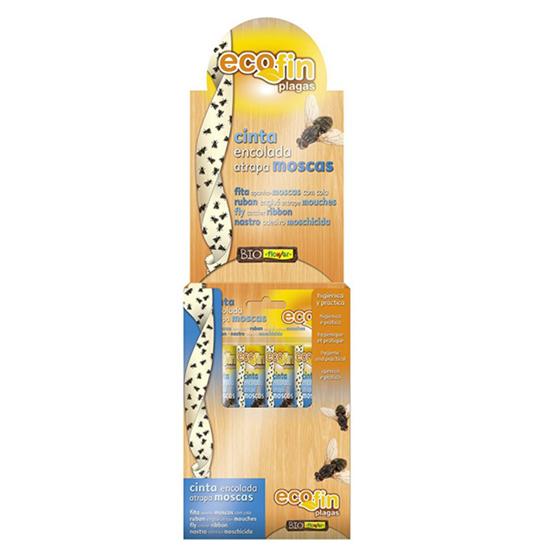 TRAMPA CINTA ENCOLADA PARA MOSCAS ECOFIN Trampa Cinta Encolada Para Moscas Ecofin