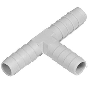 TE Ø10/10 mm GRIS PARA TUBERÍA FLEXIBLE Ø13 MM EXT