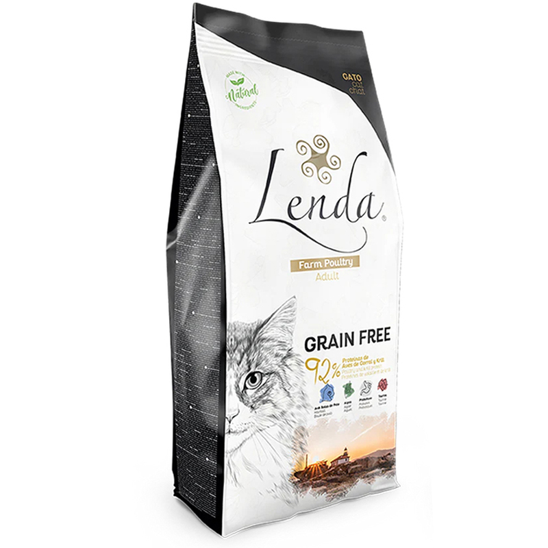 LENDA ADULT GATO FARM POULTRY GRAIN FREE 2 KG Lenda Adult Gato Farm Poultry Grain Free 2 Kg