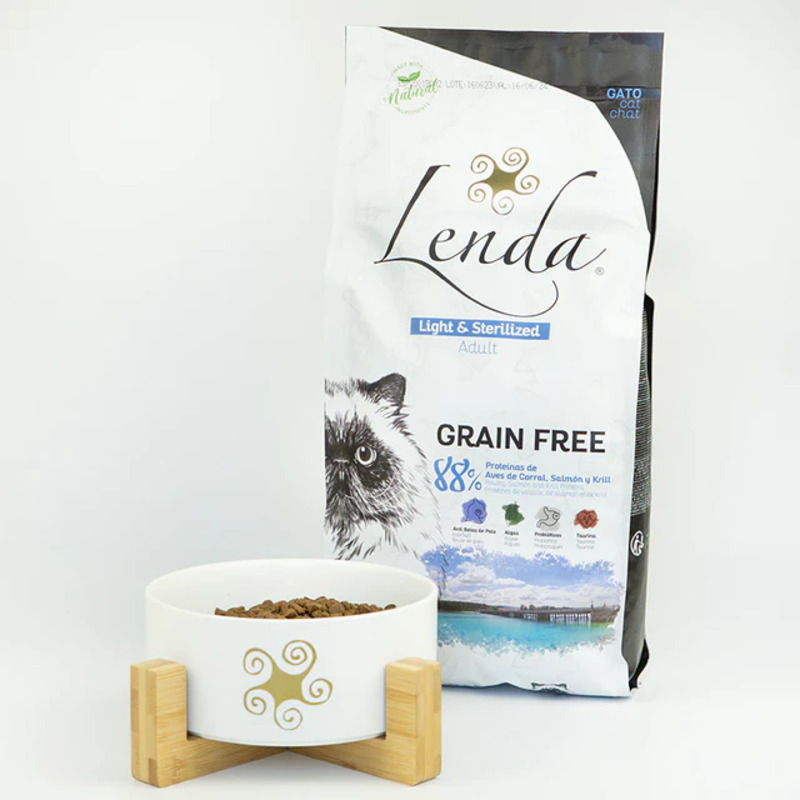 LENDA ADULT GATO LIGHT STERILIZED GRAIN FREE 2 KG Lenda Adult Gato Light Sterilized Grain Free 2 Kg