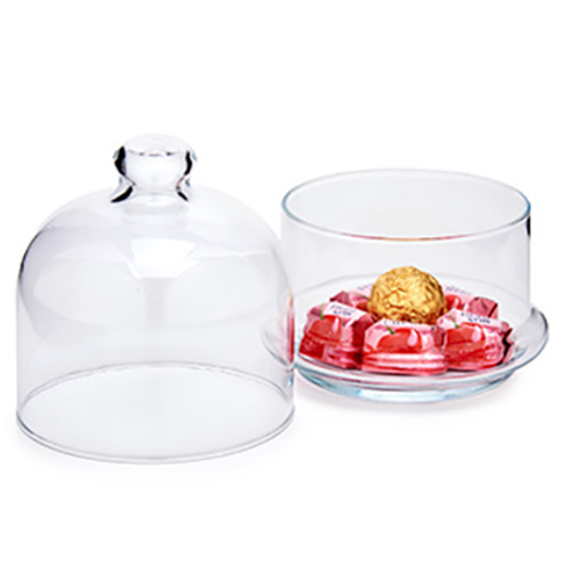 CÚPULA CON BASE CRISTAL 13 X 12 CMS TRANSPARENTE Cúpula Con Base Cristal 13 X 12 Cms Transparente