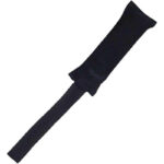 Mordedor De Piel Juguete 15 Cms Negro