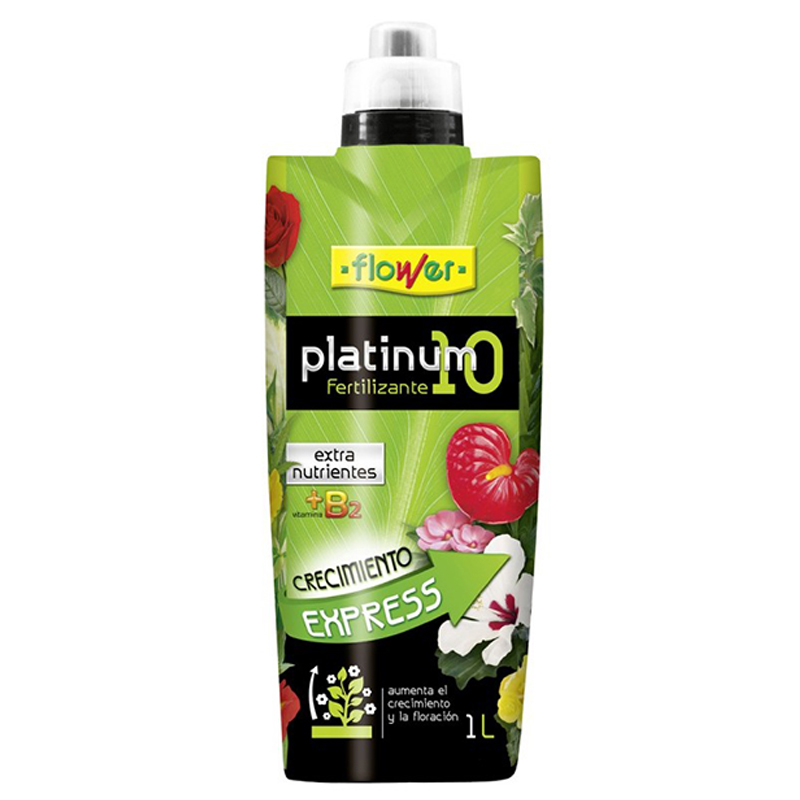 ABONO FERTILIZANTE PLATINUM CRECIMIENTO EXPRESS 1L Abono Fertilizante Platinum Crecimiento Express 1L