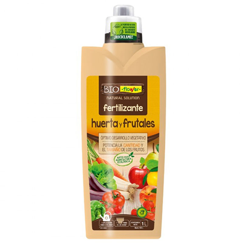 ABONO FERTILIZANTE HUERTA Y FRUTALES ECO 1 L Abono Fertilizante Huerta Y Frutales Eco 1 L