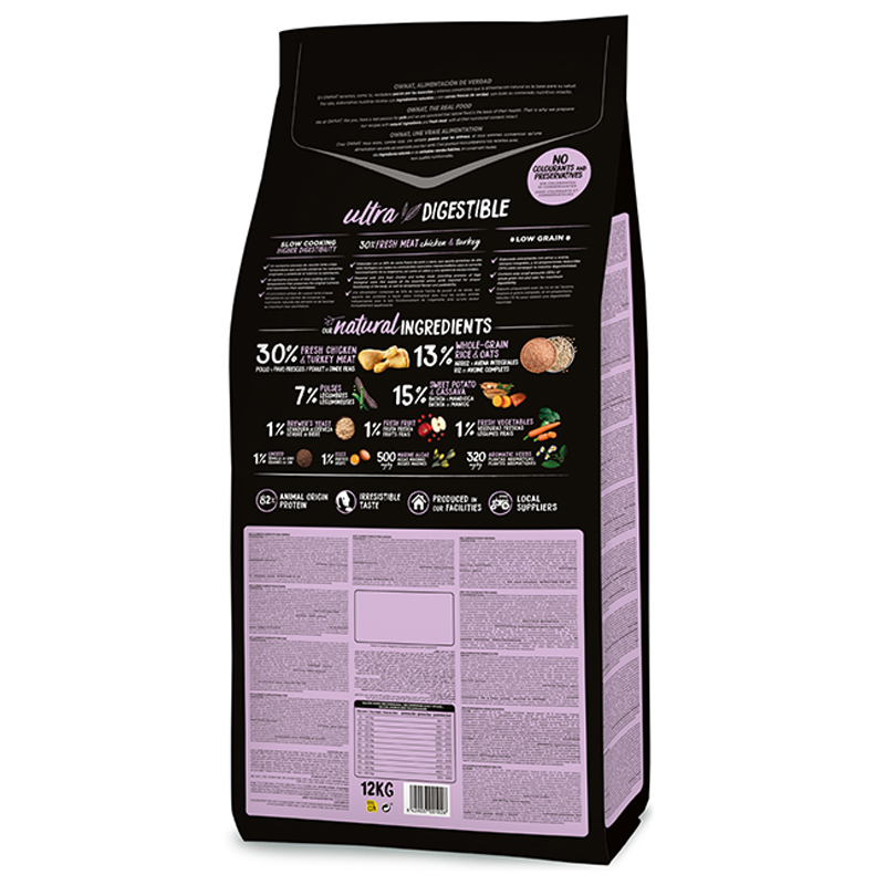 OWNAT ULTRA MEDIUM STERILIZED PERRO 3 KG Ownat Ultra Medium Sterilized Perro 3 Kg