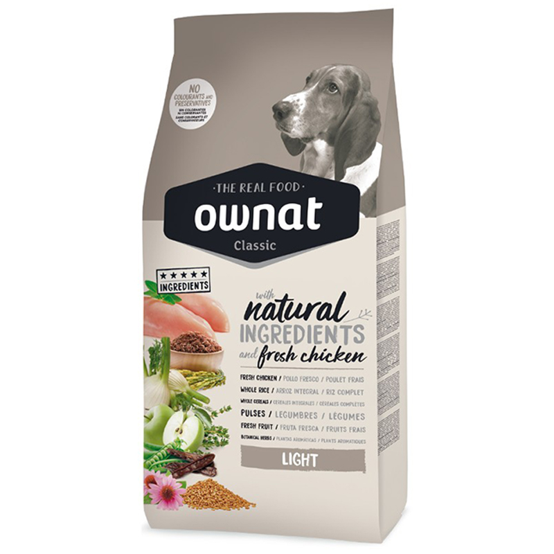 OWNAT CLASSIC LIGHT PERRO 4 KG Ownat Classic Light Perro 4 Kg