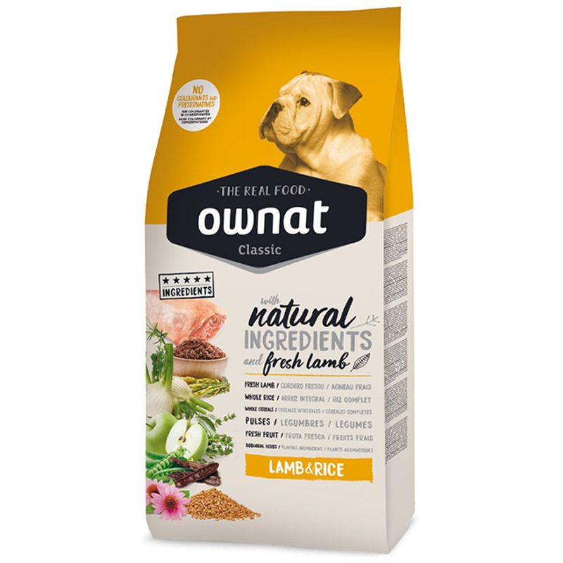 OWNAT CLASSIC LAMB & RICE PERRO 4 KG Ownat Classic Lamb &Amp; Rice Perro 4 Kg