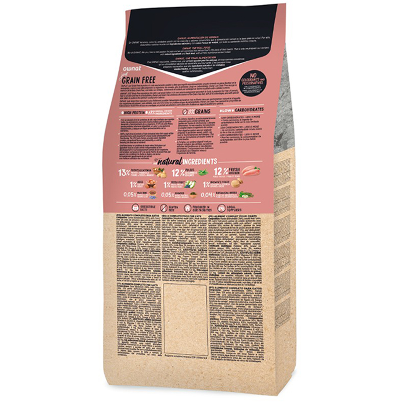 GRAIN FREE JUST ADULT CHICKEN GATO 1 KG Grain Free Just Adult Chicken Gato 1 Kg