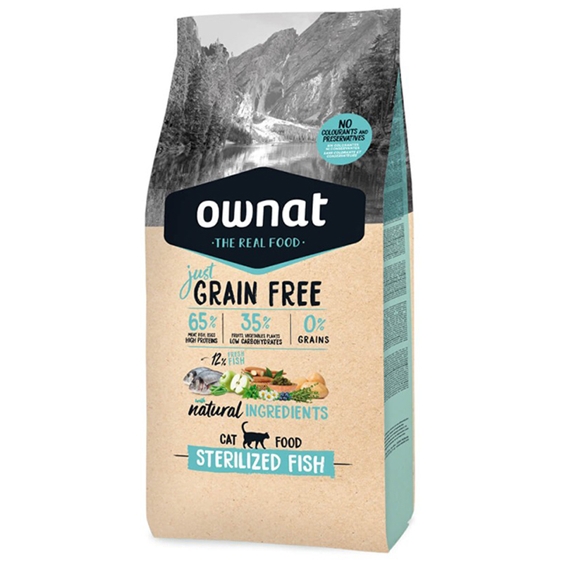 GRAIN FREE JUST STERILIZED FISH GATO 1 KG Grain Free Just Sterilized Fish Gato 1 Kg