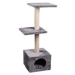 Rascador Dalto Gato Gris 3 Alturas 104 X 35 X 35Cm