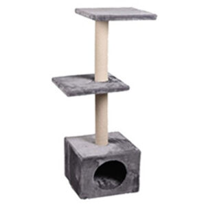 RASCADOR DALTO GATO GRIS 3 ALTURAS 104 x 35 x 35cm